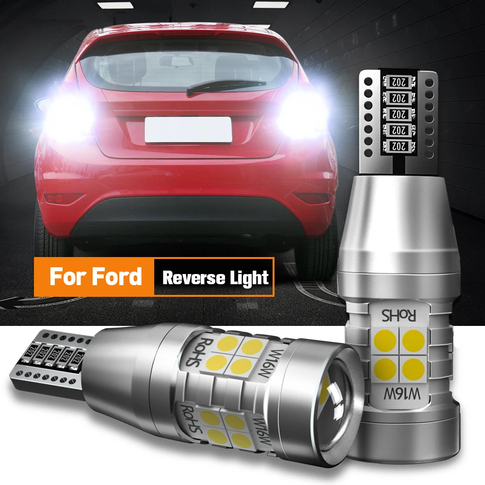 

2pcs LED Reverse Light Blub Lamp W16W T15 Canbus For Ford C-Max Fiesta 5 6 7 mk5 mk6 mk7 Focus 3 mk3 Mondeo Galaxy Kuga 2 Fusion