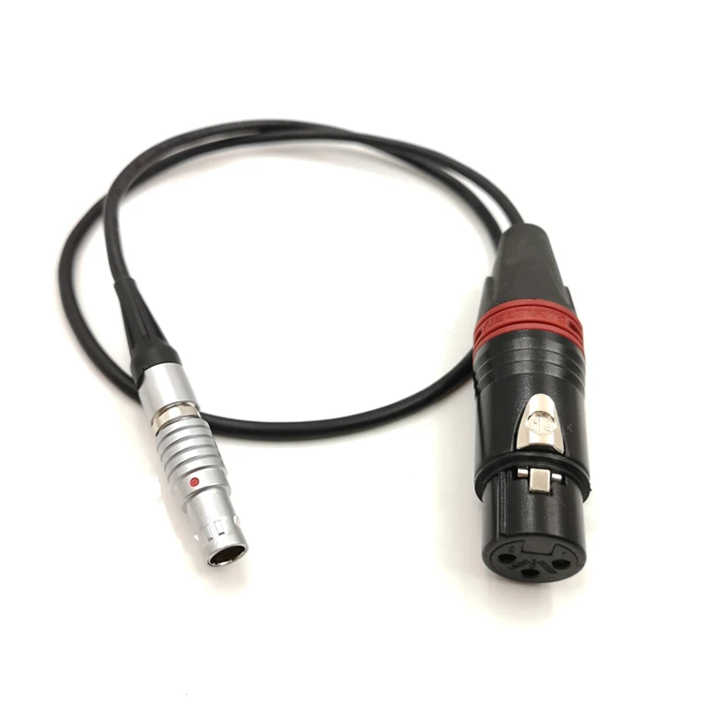 ARRI ALEXA MINI LF Audio Linie für XLR 3pin auf rechtwinklig 6Pin Stecker Audio Port – Detail 2