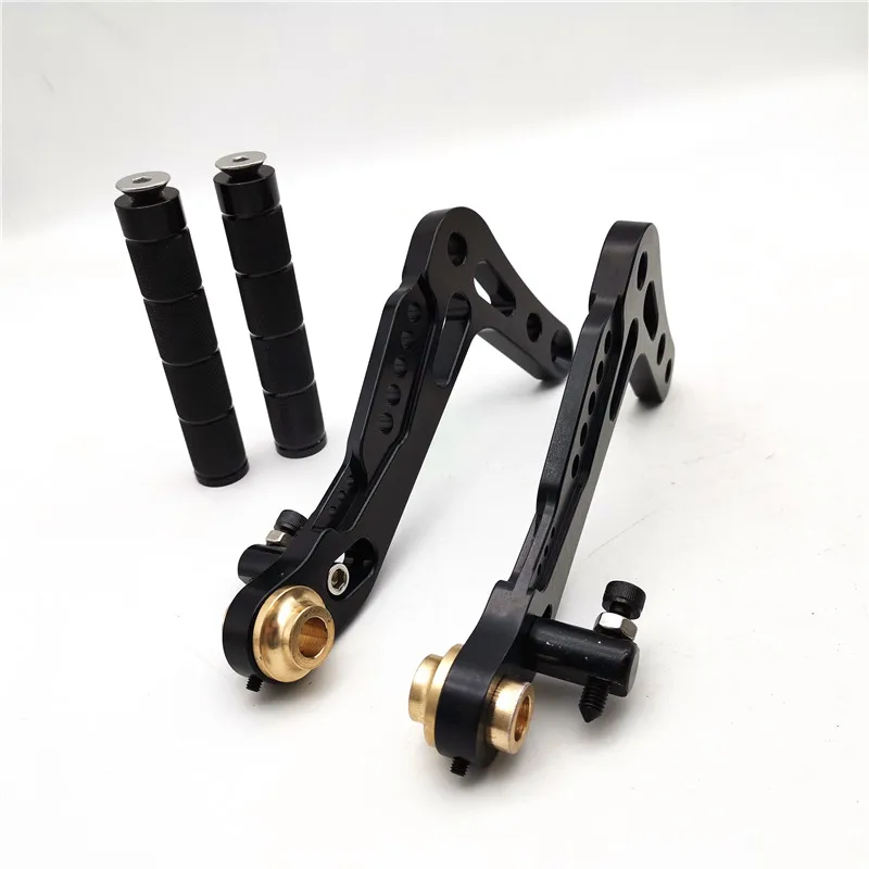 Adjustable Racing For Go Kart Pedals Brake Accelerator Foot Pegs Footpegs