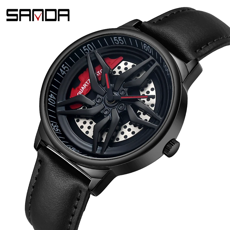 

SKMEI Leather Strap Watch Men Fashion Quartz Watches Top Brand Simple Dial Japan Original Battery Quartz Clock Men's Hour