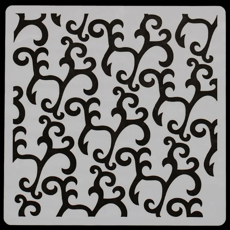 9pc Stencil Mandala Painting Template DIY Scrapbooking Album Embossing Stencils Decor Spray Mold Office School Supplies Reusable