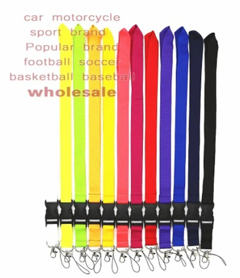 

Wholesale sport Blank Plain Key Lanyard Badge ID Card Holders Phone Neck Straps Hanging Rope Keyring Webbing