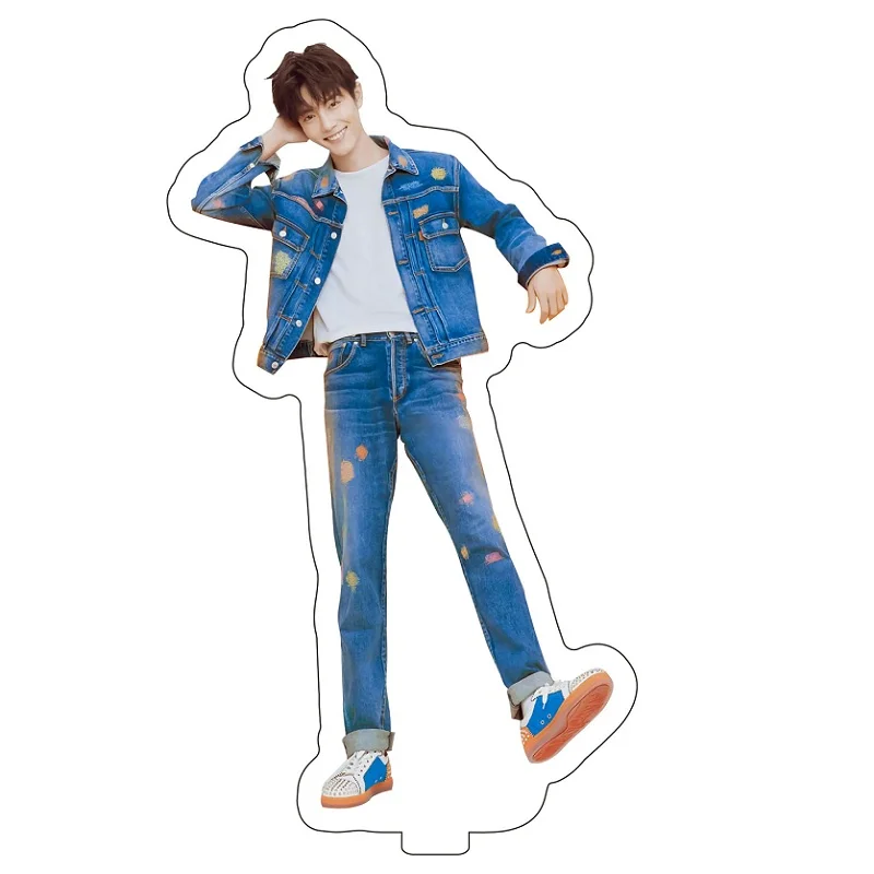 New Xiao Zhan, Wang Yibo Character Acrylic Stands Chen Qing Ling Figure Model Plate Holder Star Around Fans Gift