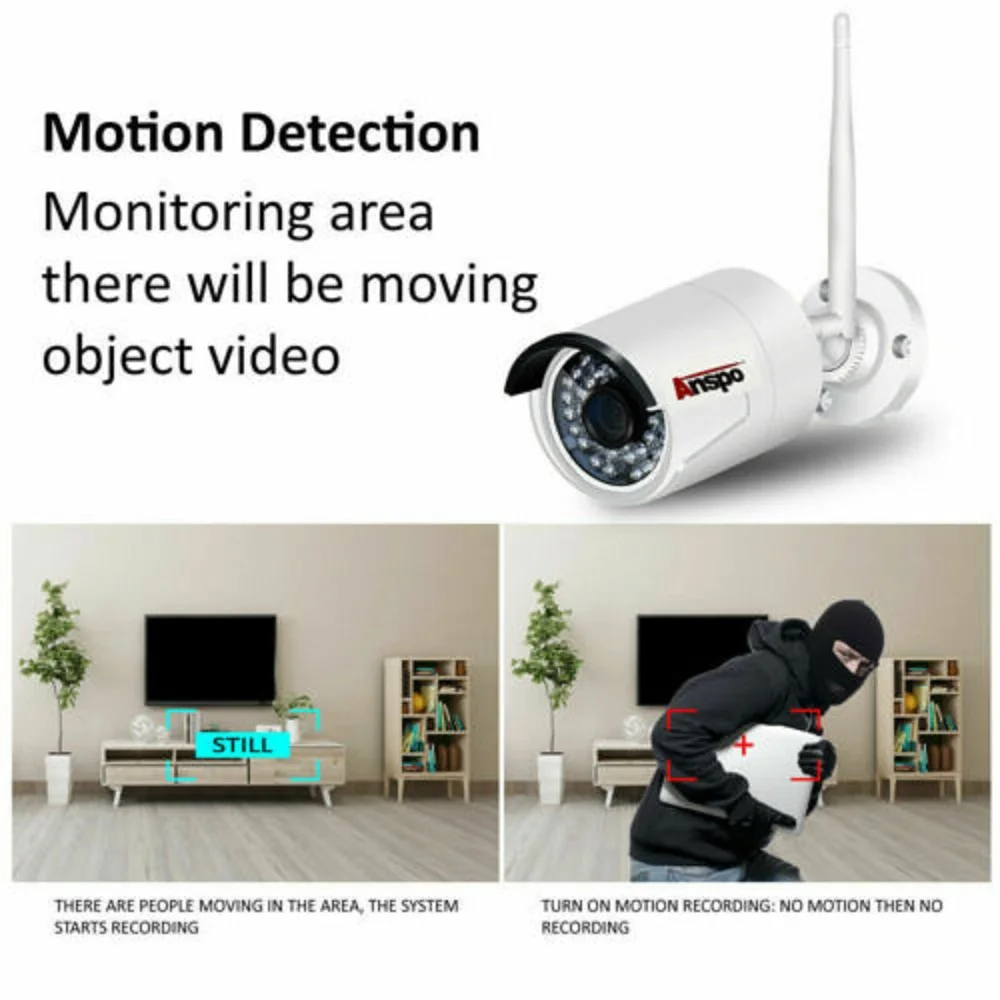 8CH 1080P CCTV الأمن نظام الكاميرا 2MP Wifi اللاسلكية المنزل Surveilance في الهواء الطلق كاميرات الأمن مزودة بخاصية wifi كاميرا