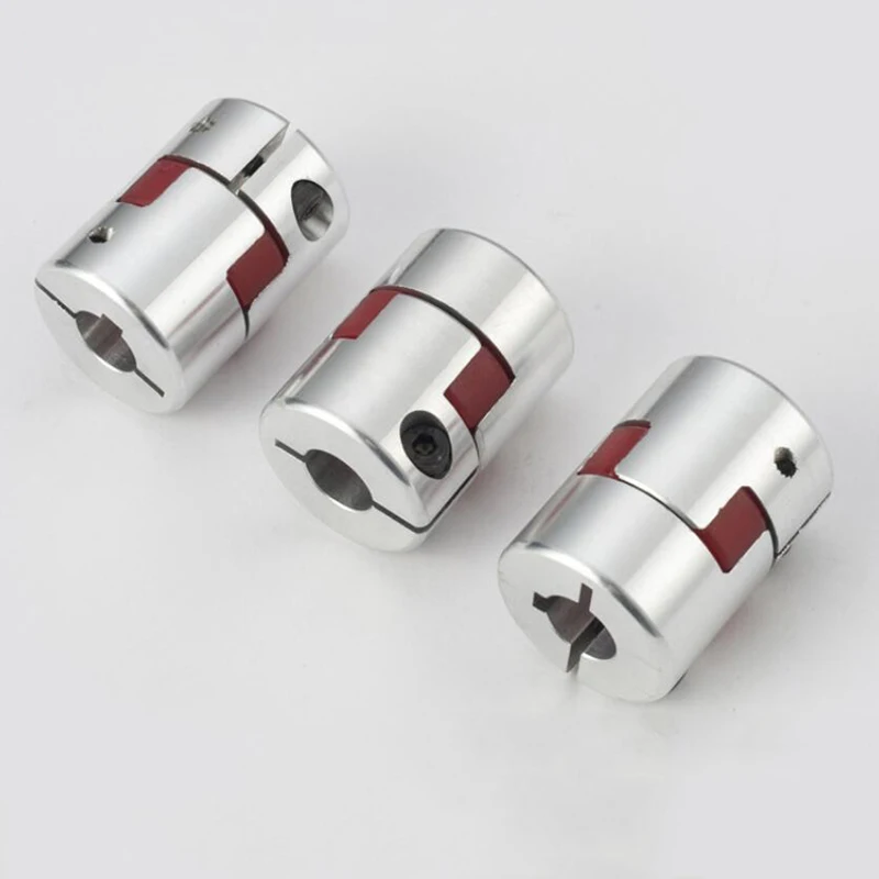 D30L35 Coupler D30 L35 three Jaw Aluminium Plum Flexible Shaft Coupling Motor Connector Flexible Coupler5/6/6.35/8/10/12/14/16mm