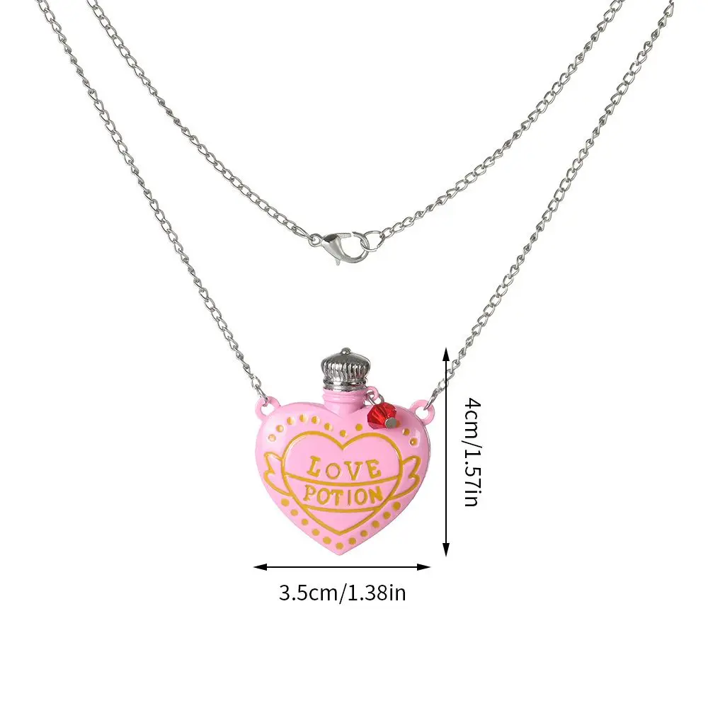 Love Potion Three-dimensional Hip-hop Style Women Necklace Fashion Jewelry Long Chain Sweater Pendant