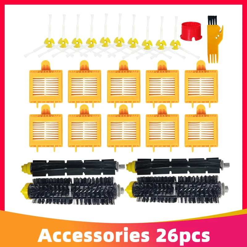 Compatibile per iRobot Roomba 700 Series 770 780 790 772 774 775 760 spazzole laterali principali filtro Hepa accessori per pezzi di ricambio