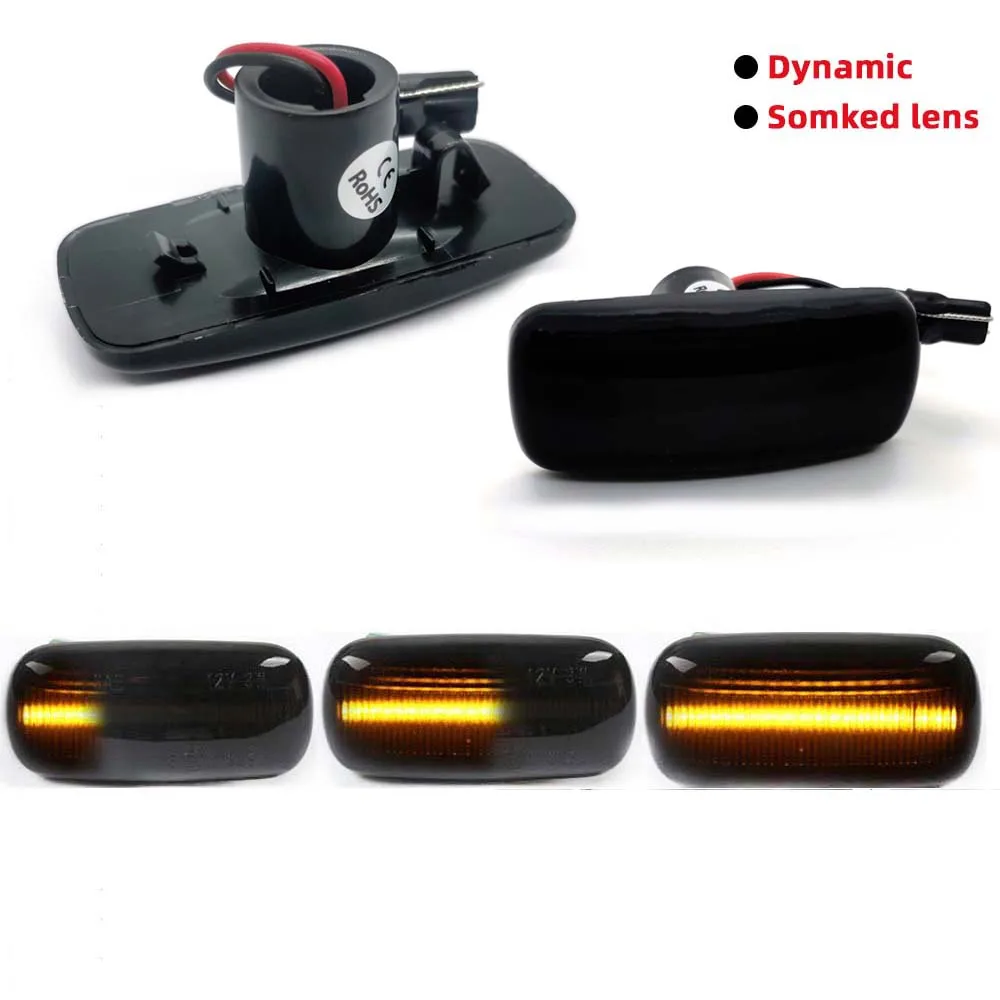 Dynamic LED Side Marker Turn Signal Lights 2007-2014 For Dodge Avenger Grand Caravan Nitro Journey Charger LX Caliber view 5