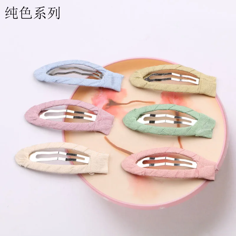 Korean Ribbon All Inclusive BB Clips Clip Hair Pin Girl Baby Handmade  Accessories DIY Ornament Material 50pcs 45*15mm