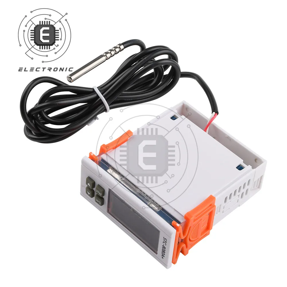 DC12/24V STC-8080A + refrigerazione che temporizza Digital intelligente Tester del termostato del regolatore del Tester di temperatura