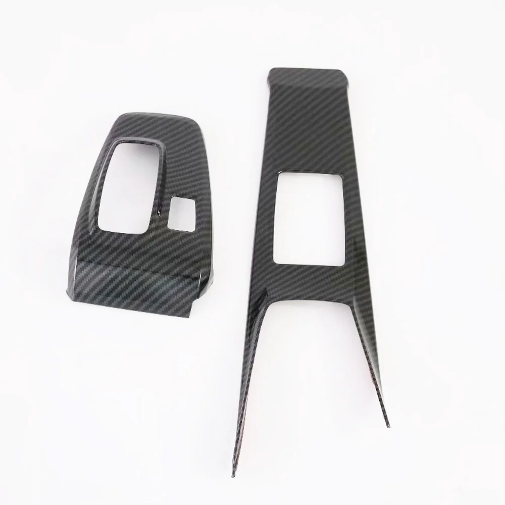 

For Hyundai Sonata DN8 2020 2021 ABS Carbon Fiber Accessories Interior Gear Shift Panel Cover Trim Water Cup Holder Frame