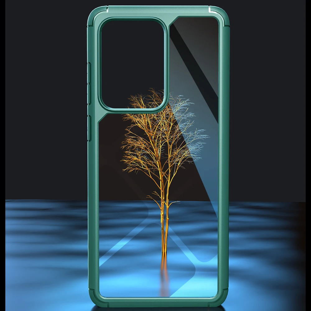 KEYSION Fashion Shockproof Case for Samsung Galaxy S24 S23 Plus S22 Ultra Transparent Silicone Phone Back Cover for Samsung S24+