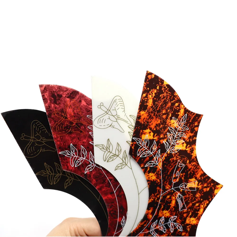 1Pcs Right hand Hummingbird Flower Decorative Big Guitar Pickguard Anti-scratch Plate for Folk Acoustic Guitar