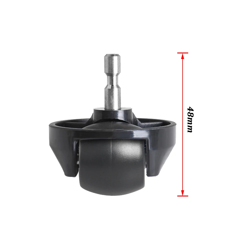 1PC สีดำด้านหน้าล้อเลื่อนสำหรับ Xiaomi หุ่นยนต์สูญญากาศ 1S สำหรับ Roborock S50 สำหรับ Xiaowa T4 T6 สูญญากาศทำความสะอาดอะไหล่อุปกรณ์เสริม