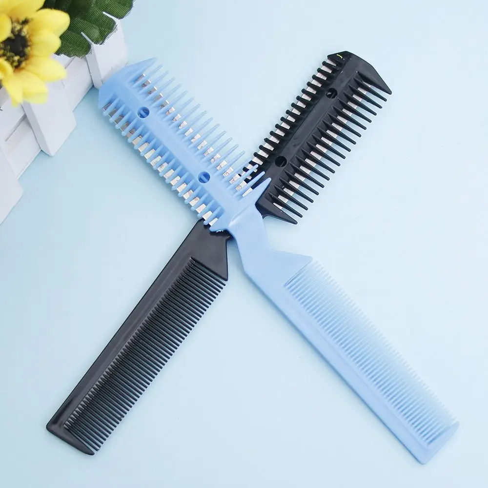 Pet Dog Cat Hair Trimmer Comb Cutting Cut With 2 Blades Grooming Razor Thinning Dog Cat Combs Pet Hair Remover Hair Brush Comb