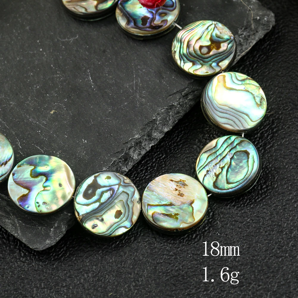 5pc Natural Abalone Sheet Charm Round Heart Water Drop Star Pentagram Beads DIY Handmade Necklace Earring Dangle Jewelry Finding