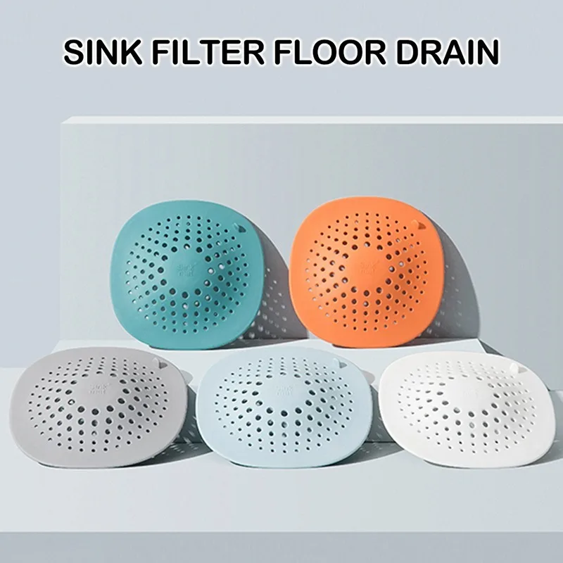 

Kitchen Sink Filter Bathroom Floor Drain Plug-proof Filter Sink Shower Drain Hair Extension Plug Cover Household Accessories