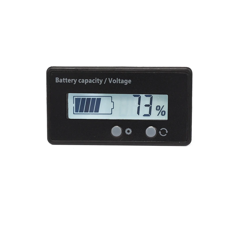 Electric Vehicle Battery Lead-acid Battery Lithium Battery Power Indicator Board Meter Remaining Percentage Car 12v72v