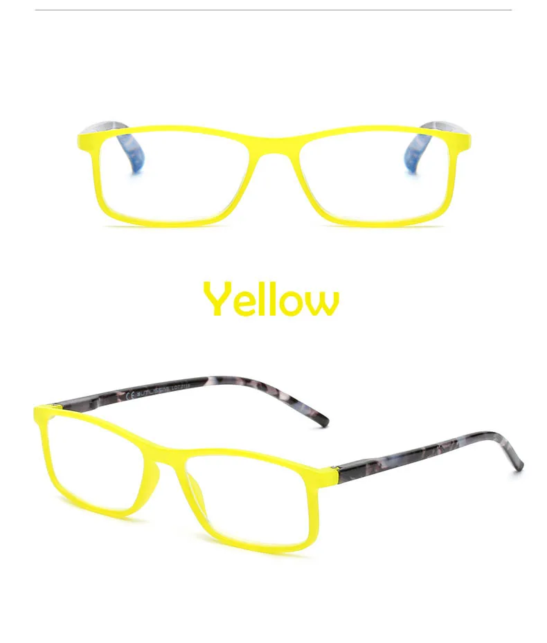 Unisex Men\'s and Ladie\'s Fashion Color Young Trendy Reading Glasses