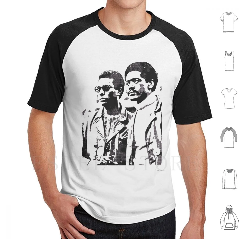 Stokely Carmichael And Bobby Seale T Shirt DIY Big Size 100% Cotton Robert George Bobby Seale American Political Activist Party