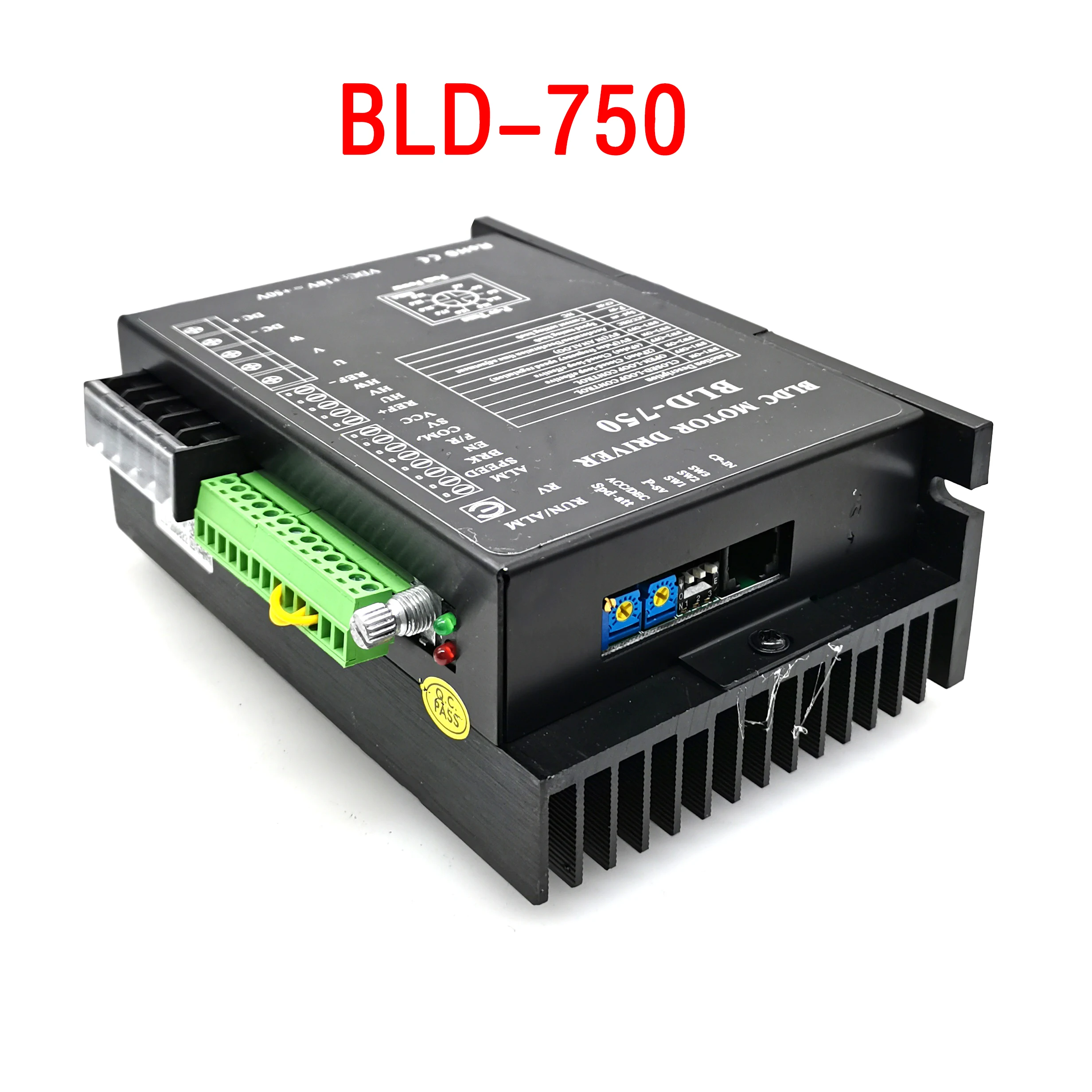 24V 36V 48V BLDC Động Cơ Lái Xe Điều Khiển 750W 18V-50V DC Không Chổi Than DC động Cơ Lái Xe BLD-750