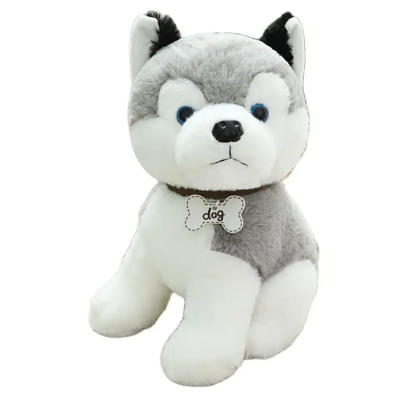 New Arrive 22/30/40CM Kawaii Dog Plush Toys Lovely Stuffed Real Life Husky Dolls Birthday Presents