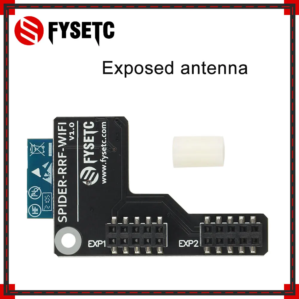 

FYSETC Spider V1.1 Board RRF-Wifi Exposed Antenna Expansion board For Spider v1.0 /1.1 Voron 2.4 3d Printer