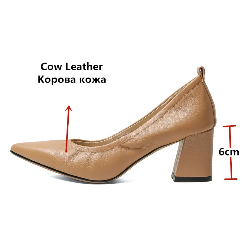 FEDONAS Genuine Leather Shoes For Women High Heeled 2025 Spring Autumn Newest Pumps Wedding Party Shoes Woman Office Pumps