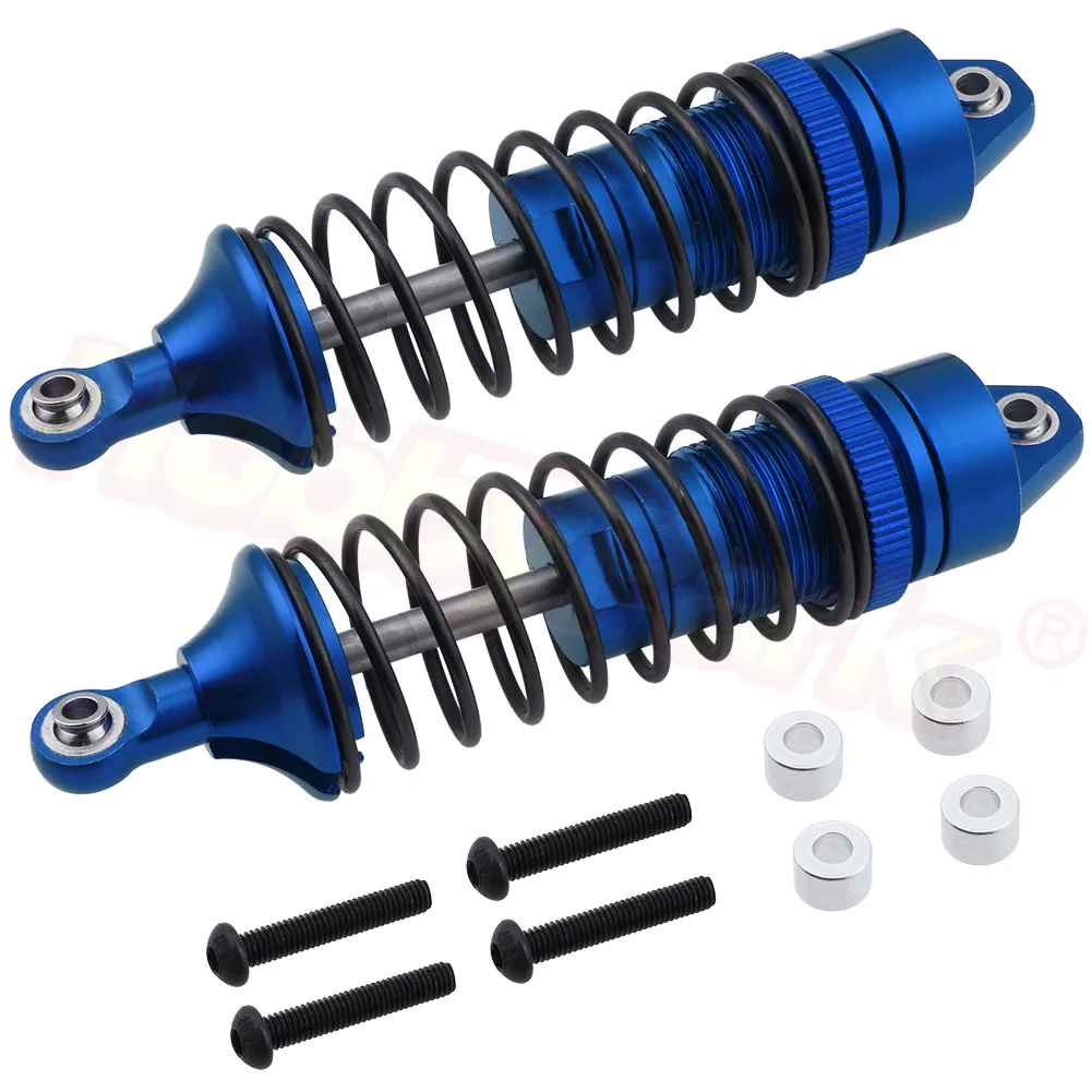 Aluminum Shock Absorber Full Metal Big Bore Shocks Replacement of 5862 for Traxxas 1/10 Slash 4x4 RC Truck