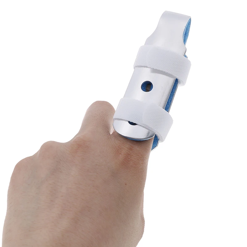 Finger Splint Hand Trigger Support Brace Aluminum & Foam Mallet Broken Finger/Sprain/Fracture/Pain Relief/ Joint Immobilization