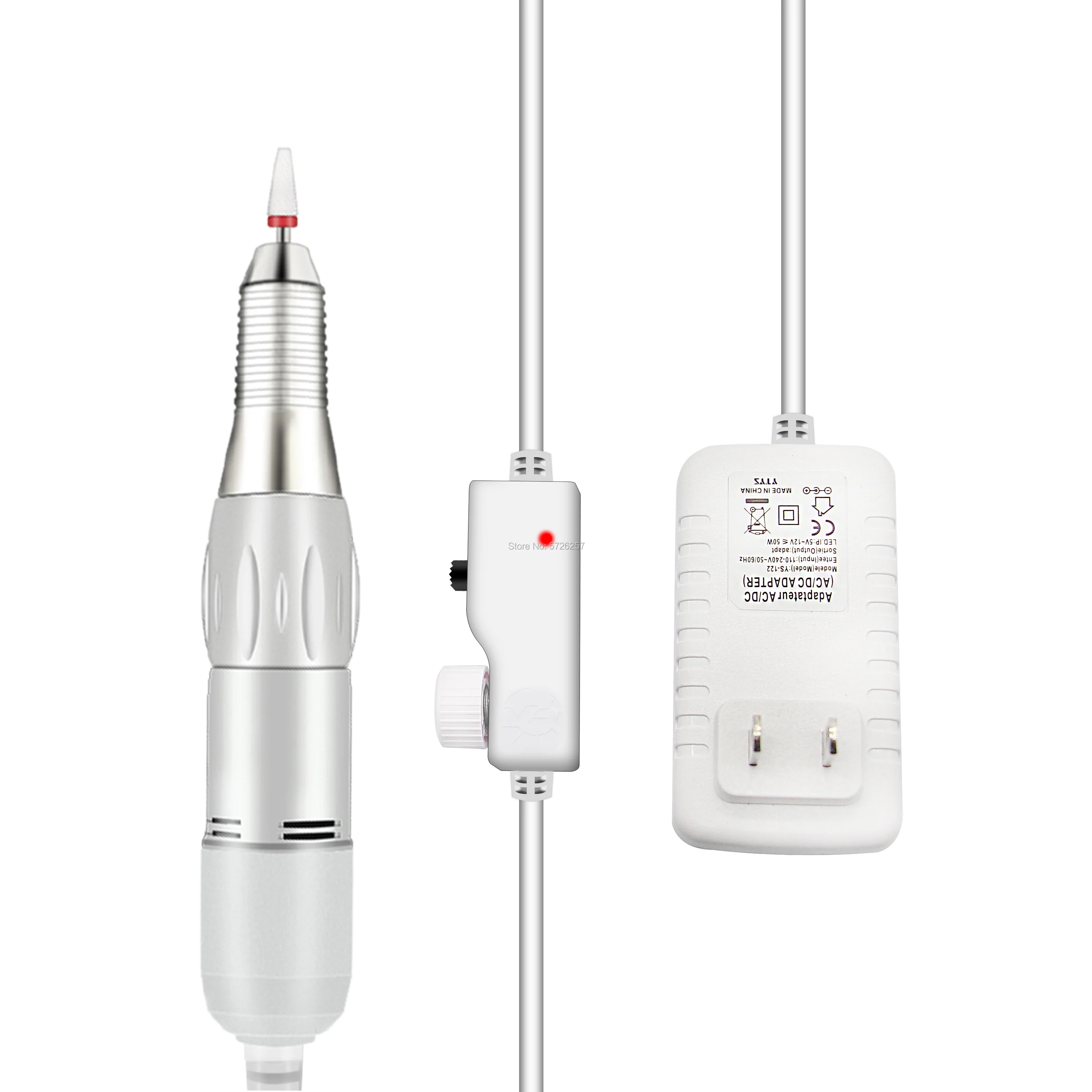 1Set draagbare nagelboor manicure eenvoudig te bedienen elektrische machine