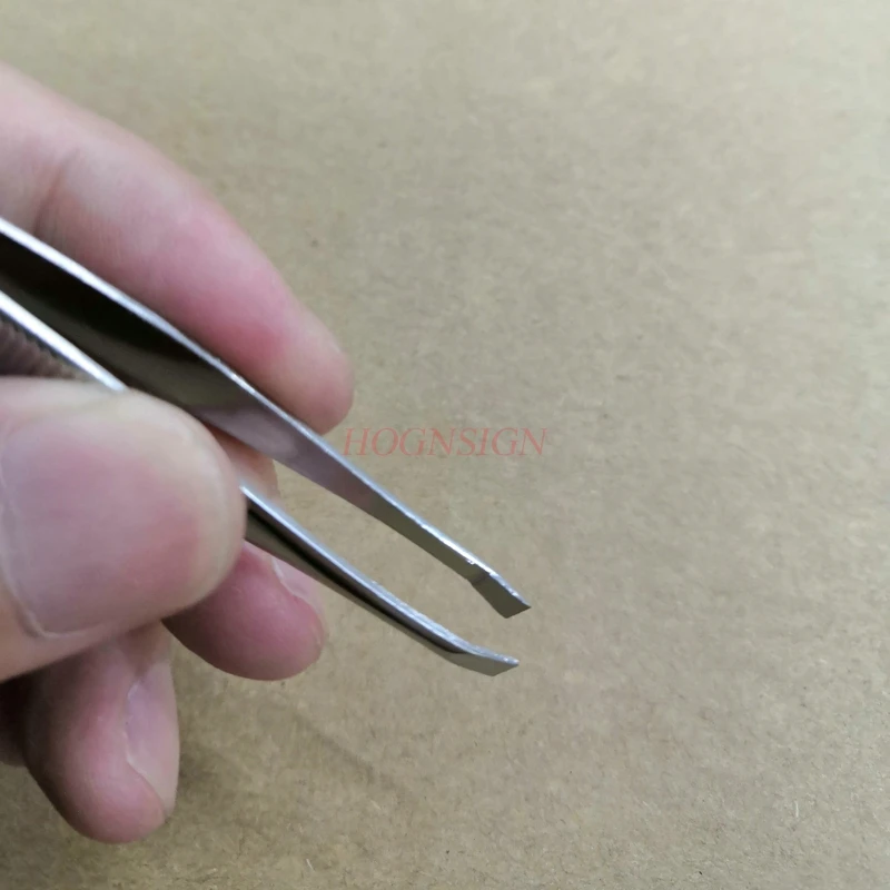 2pcs Stainless Steel Eyebrow Folder Tweezer Beauty Tools For Girl Female small tweezer Eyebrows Tweezers Makeup Clip