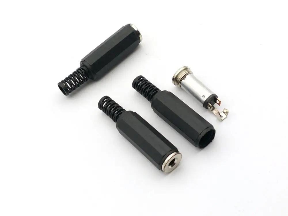 10pcs 3.5mm Female Stereo Adapter Jack Plug Audio connector Socket Connector Fit For Stereo Audio