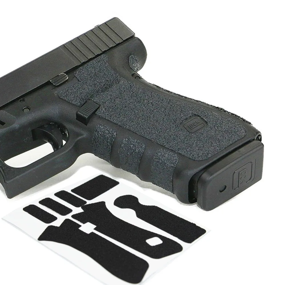 Non-slip Rubber Texture Grip Wrap Tape Glove for Gen 1/2/3/4/5 Glock 17 19 25 26 43X Pistol Gun Holster 9mm