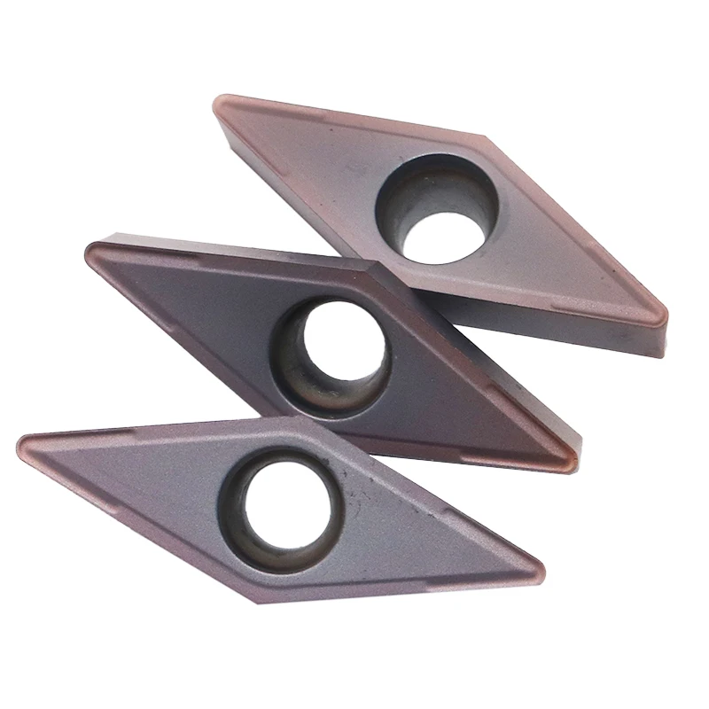10 Chiếc Carbide Dạng VCMT160404 VCMT160408 MA VP15TF UE6020 Kim Loại Hình Trụ Dao Phay VCMT Lưỡi Dao Tiện Bằng Máy CNC Dụng Cụ Xoay