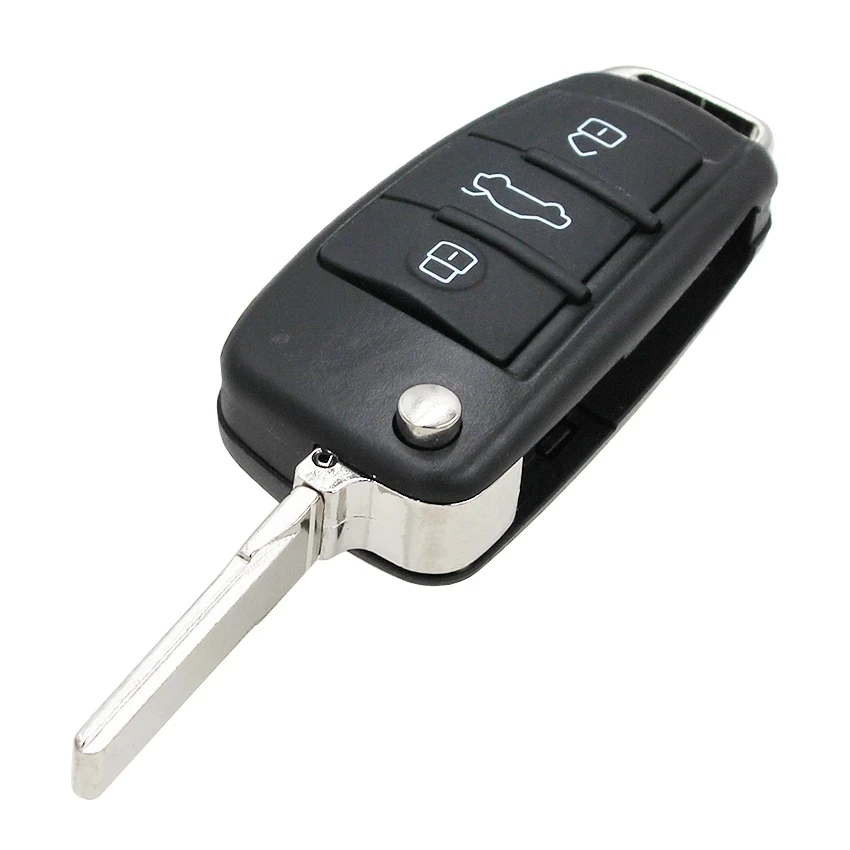 KEYECU Replacement Keyless Go Flip Remote Key 434MHz Integrated 48 Chip For Audi A1 Q3 A3 S3 2012- 2016 8X0837220 8X0 837 220 D