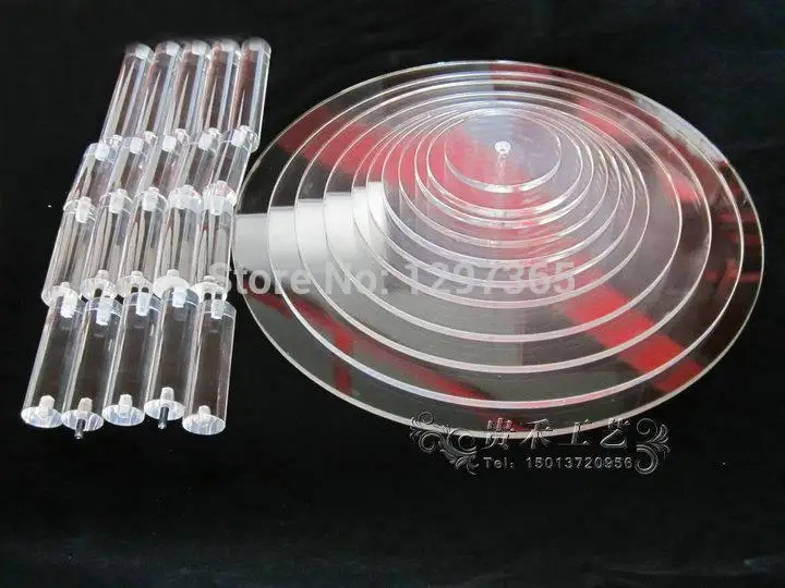 

7 Tier Round /cooking tools/ Acrylic Wedding Party Cupcake Stand