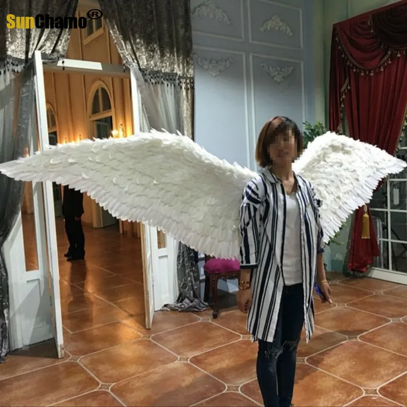 Creative Angel Feather Wing Props Adult Model Walk Show Fashion Net Red Wall Decorations Murals Ornaments Sculpture Statue Gifts