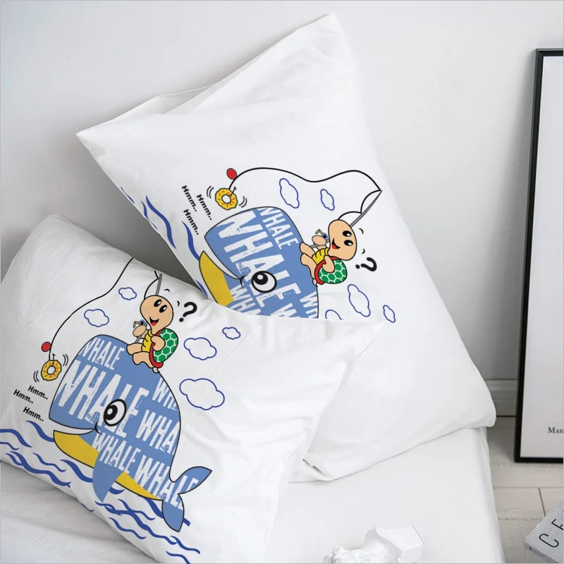 3D Pillow Case Pillowcase Custom/50x70/50x75/50x80/70x70 Decorative Pillow Cover,Kids Bedding for baby/boys,Cute Bear