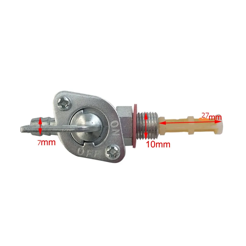 Universal 10mm Gas Fuel Tank Switch Petcock Valve for ATV Quad Pocket Pit Dirt Bike Go Kart