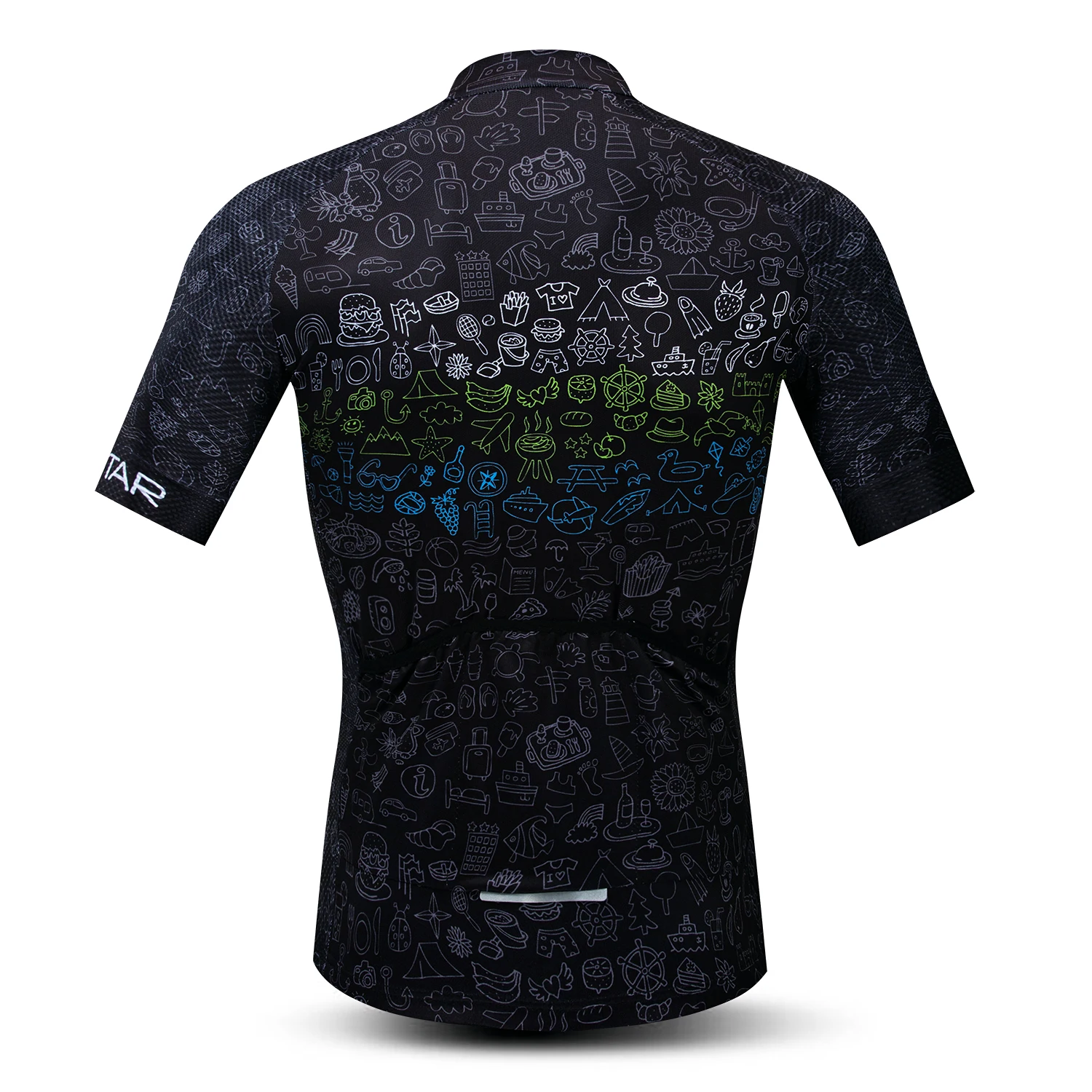 Radfahren jersey männer Bike trikots kurzarm Pro Team Straße Berg MTB Maillot Ciclismo Racing Top T-shirts Hemd Blau USA UK