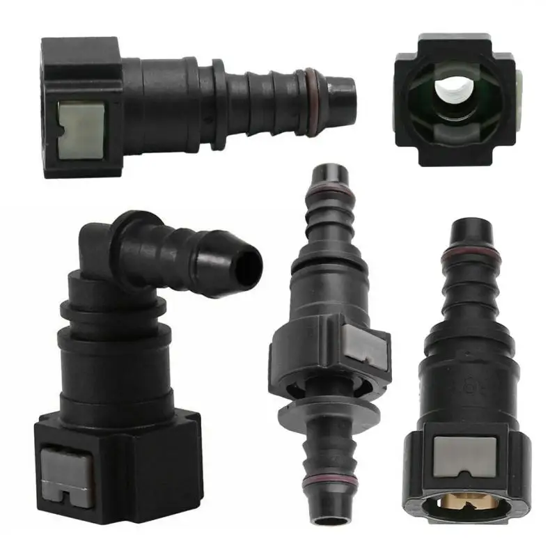 ID8 7.89/9.89/9.49/11.8 Car Fuel Quick Release Hose Connector Gasoline Diesel Oil Pipe Pump Rubber Fitting Car Connector System