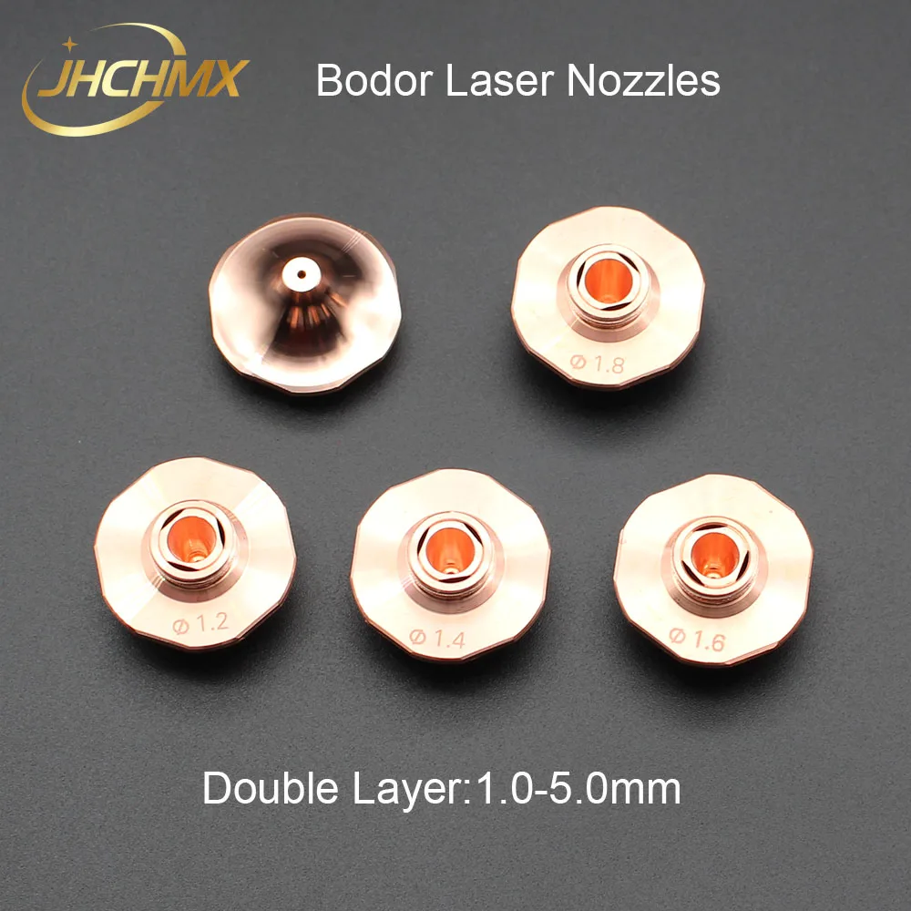 Painel de bico de laser para máquina de fibra, guia para laser, pequeno, camada única e dupla, dia.25mm m11, calibre 1.0-5.0mm