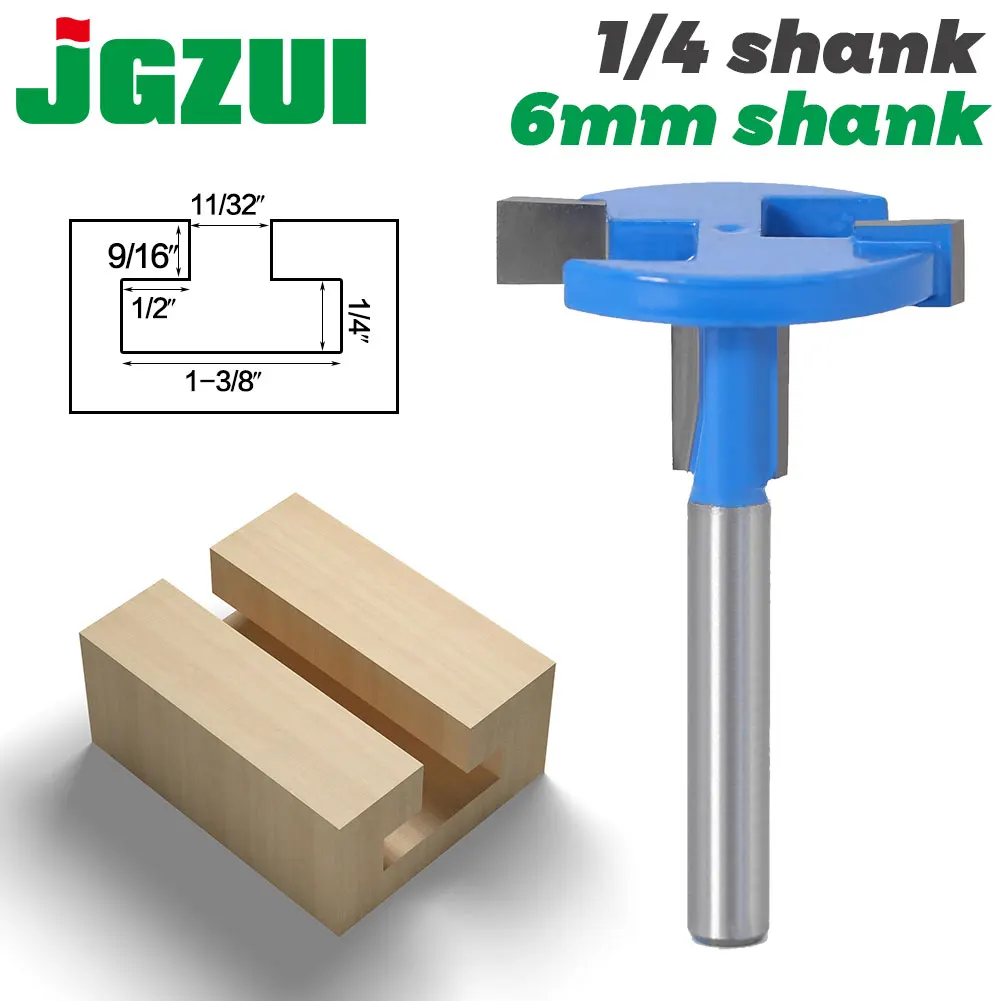 1pcs Top Quality T-Slot & T-Track Slotting Router Bit - 1/4\