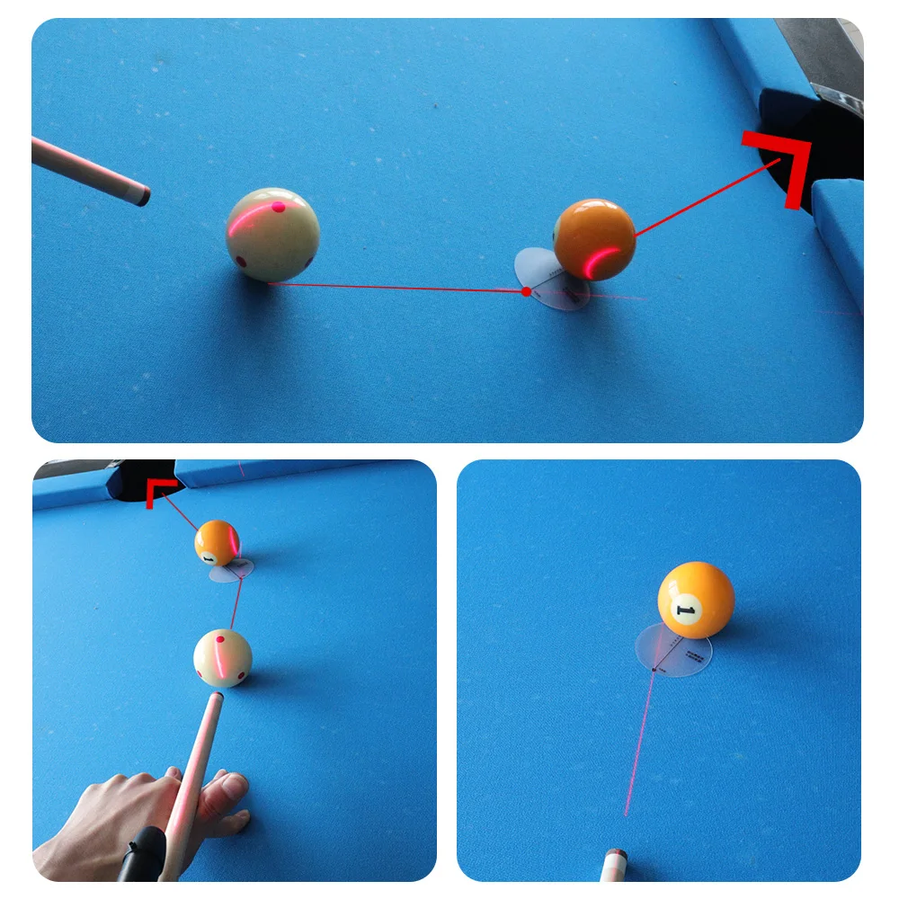 Queue de billard avec visée laser, équipement d'entraînement au billard, ration d'action, exercice, accessoires de billard