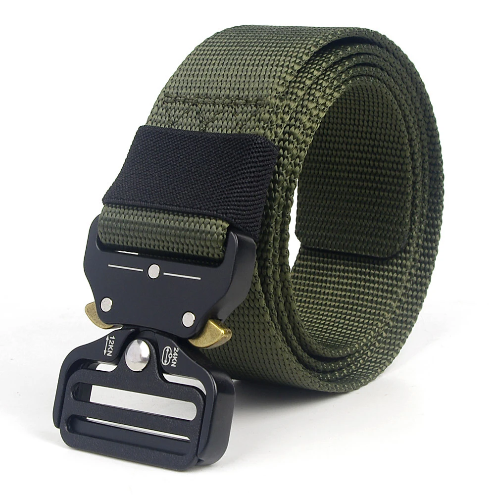 Tactische Riem Mannen Verstelbare Zware Militaire Tactische Taille Riemen Met Metalen Gesp Nylon Riem Jacht Accessoires