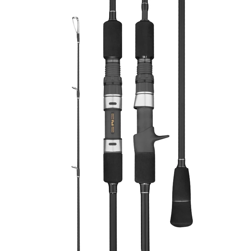 

GOOFISH® Matte Black Japan Solid Nano Blank Fuji Setting 6'6"(195cm) Slow Pitch Jigging Rod with Backstop Kit