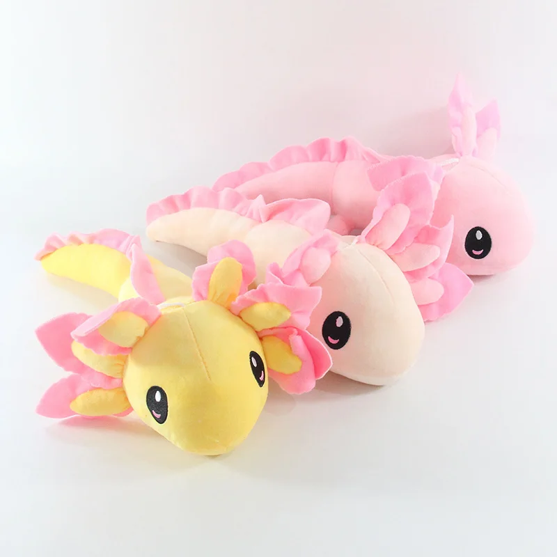 น่ารักขาตั้ง Axolotl ตุ๊กตาสัตว์ตุ๊กตาของเล่นสีชมพู Axolotl Plushie ตุ๊กตาหมอนตุ๊กตาเด็กวันเกิดของขวัญตกแต่งบ้าน