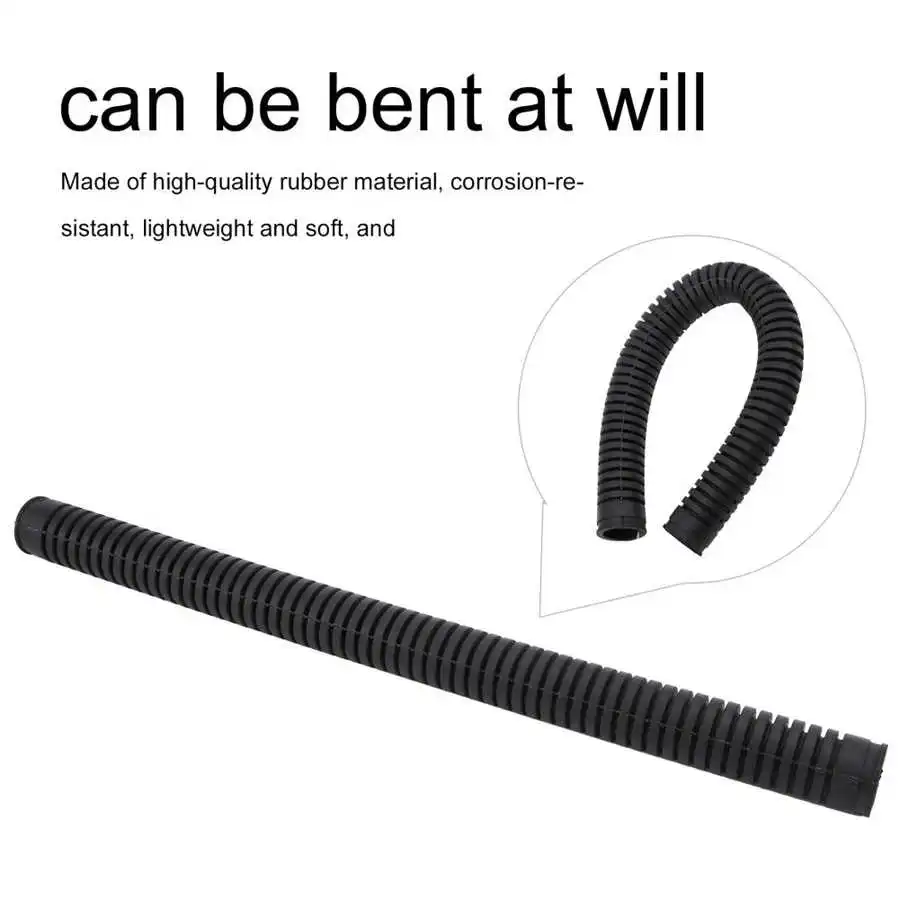 Scuba Diving Round Corrugated Hose For Buoyancy Control Device Various Specifications for BCD Airway Flexible Rubber Hose