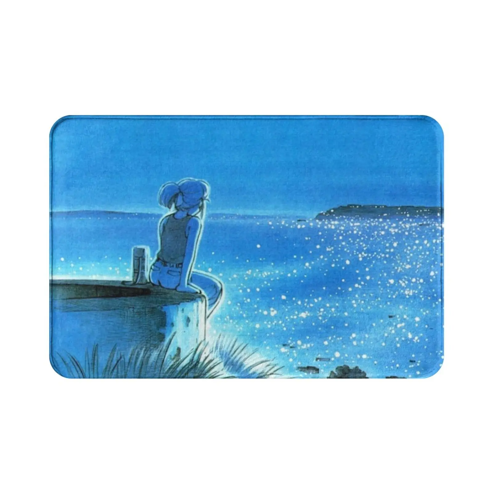 

Коврик для ковров Alpha Nostalgia 2, мягкая нескользящая подушка Yokohama Yokohama Kikou Yokohama Shopping Trip Yokohama